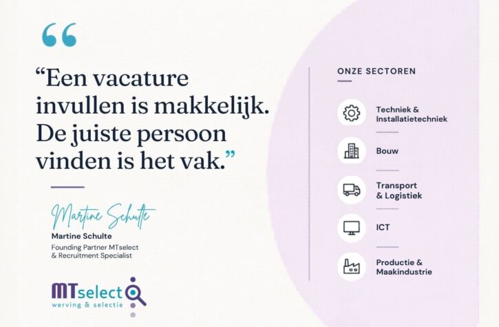Quote-card website pagina werkgever